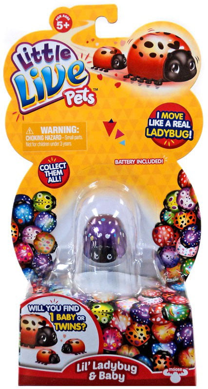 Little Live Pets Ladybug Interactive Baby Ladybird Blue Brand New Sealed 