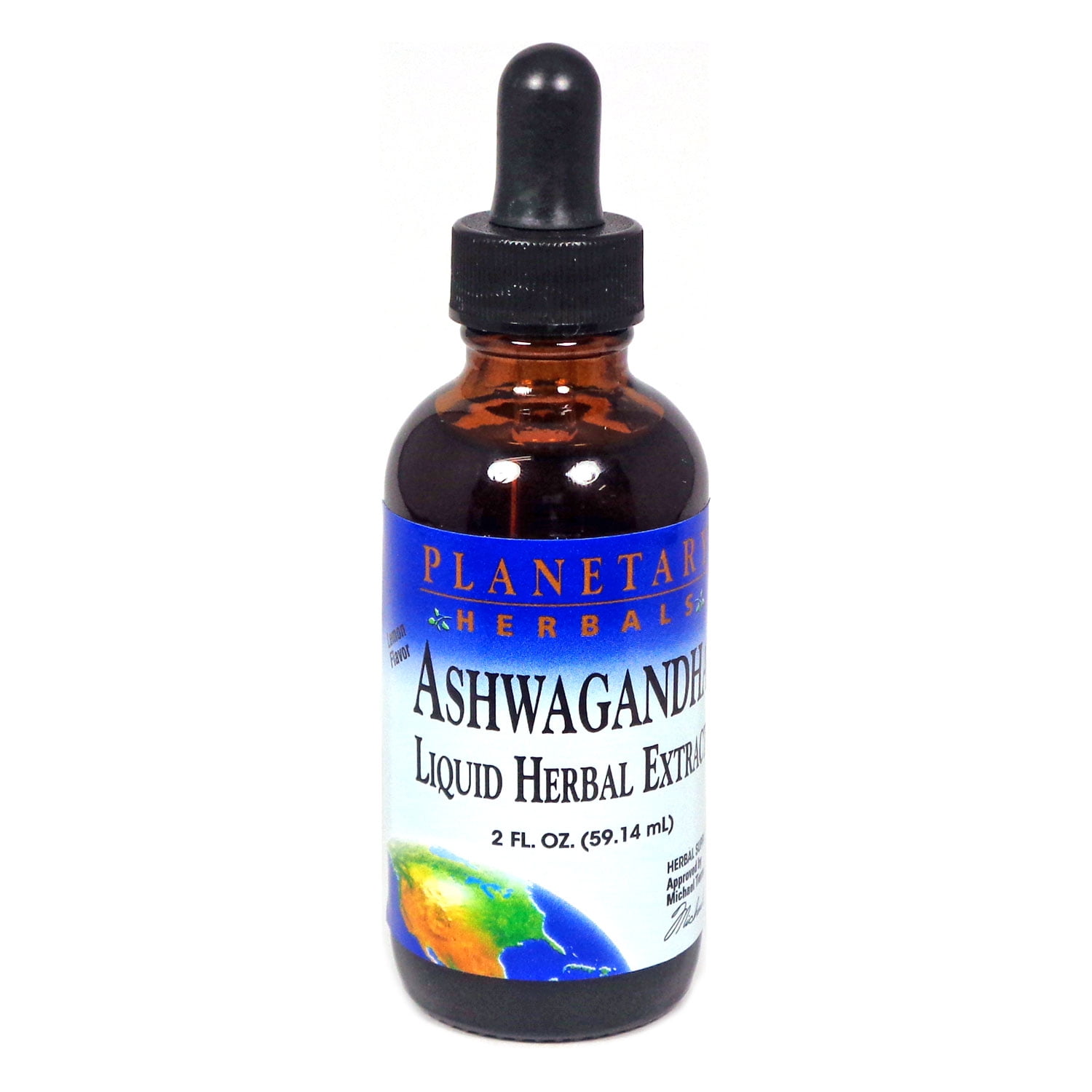 Planetary Formulas Planetary Herbals Ashwagandha Liquid Herbal Extract, 2 oz