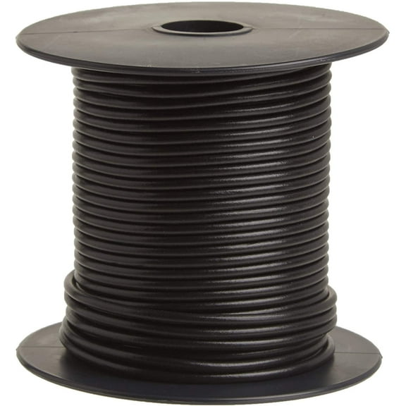 Southwire Primary Wire Bulk Spool - 16 Gauge Copper - 100 Ft, Black