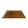 thumbnail image 2 of Ahgly Company Machine Washable Indoor Square Persian Yellow Traditional Area Rugs, 8' Square, 2 of 4