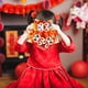 thumbnail image 4 of Xihbxyly Bolsa Roja 2023, Diseño Moderno de Año Nuevo, Estampado Dorado, Gran Capacidad, Set de Regalo con Sobre Rojo, Regalo Navideño para Familiares y Compañeros, Incluye 6 Sobres Rojos., 4 of 4