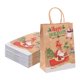 thumbnail image 1 of Bolsa grande de Papá Noel en 3D, embalaje de regalo de Navidad, regalo de Año Nuevo, decoraciones de Navidad, 21cm, Material de papel, 5 unidades, 1 of 4