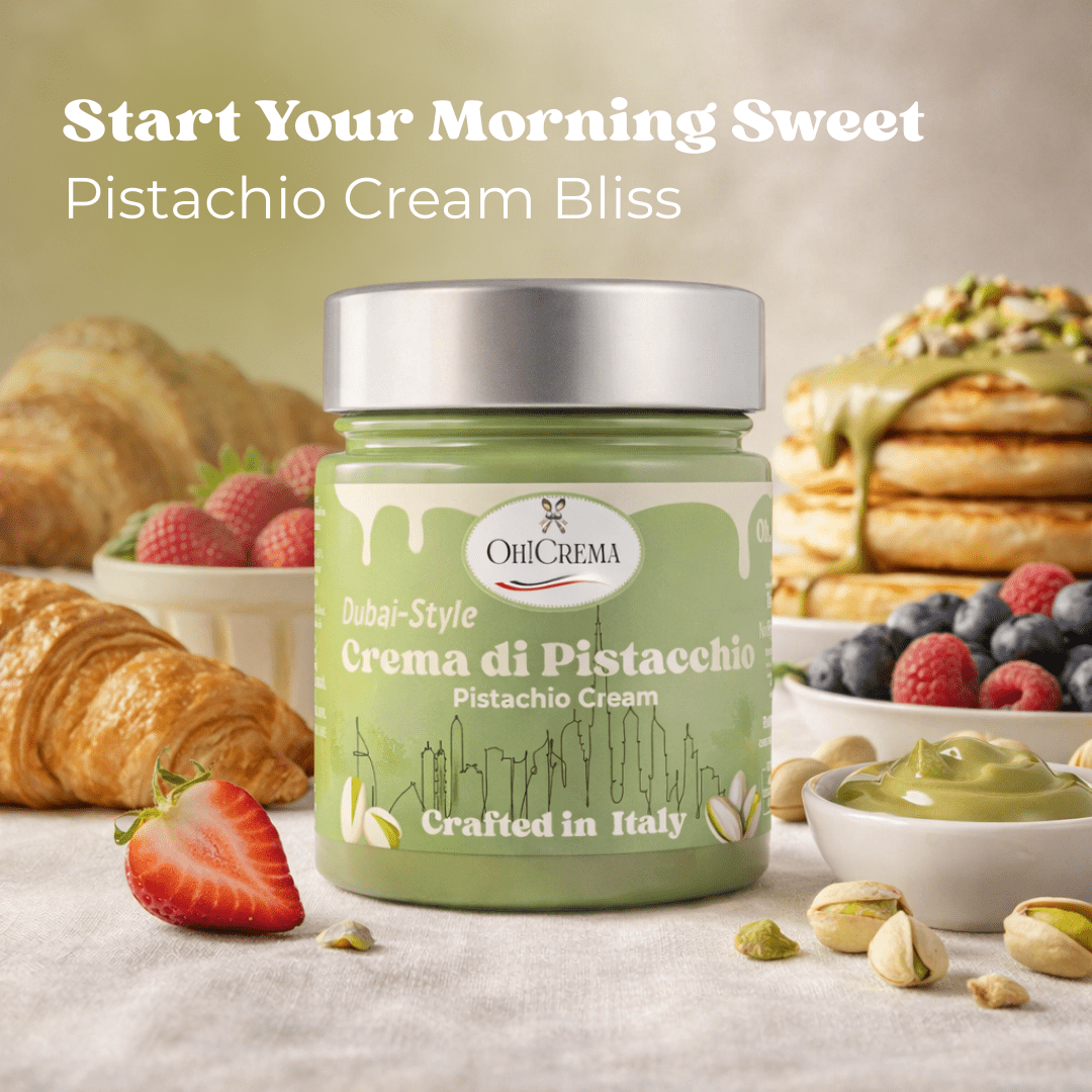 Oh! Crema Dubai-Style Pistachio Cream - Premium Italian Cream