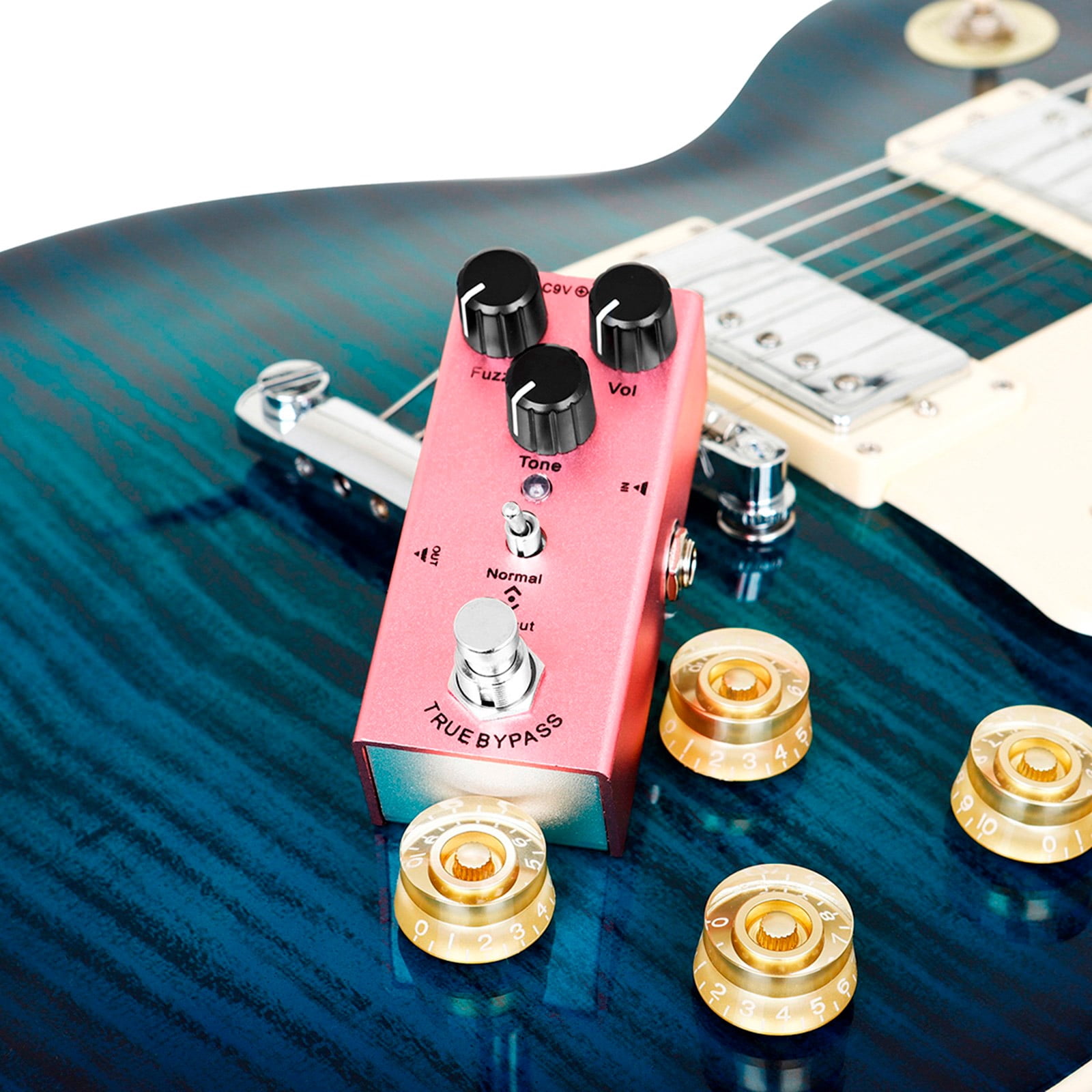 Guitar Effects Pedal Distortion Delay Choruses Tremolo Digital Overdrive Effect Pedal Replacement for Electric Guitars