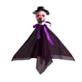 thumbnail image 4 of Decoración colgante de Halloween con sombrero festivo espeluznante para habitación interior y exterior púrpura, 4 of 9