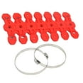 thumbnail image 1 of Protector de tubo de escape para motocicleta shamjiam, Cubierta de protección térmica, rojo, 1 paquete, 1 of 7
