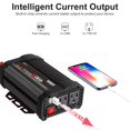 thumbnail image 3 of Inversor de corriente NDDI POWER de 400 W DC 12 V a AC 110 V con USB, 3 of 8