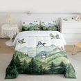 thumbnail image 2 of Feelyou Jungle Nature Scenery Bedding Comforter Set, Cartoon Wildlife Duck Twin Comforter Sets, Rustic Farmhouse Reversible Bedding Set, Luxury Bedroom Decor, 2 Pieces, 2 of 8
