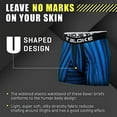 thumbnail image 6 of T Bloke Men Briefs Set of 2, White & Blue/Black Printed Size M Men Boxers, 6 of 6