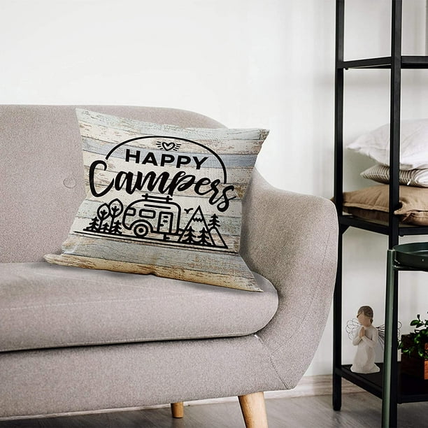 Happy camper pillow cases sale