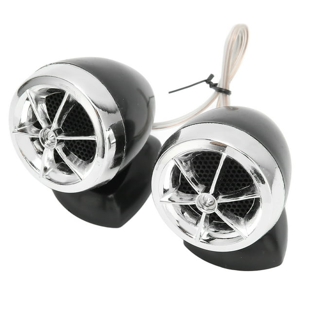 Dome Tweeters, High Efficiency Universal High Sensitivity Car Speaker 2pcs Reliable Clear Sound For Audio Systems Silver,Black,Gold