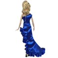 thumbnail image 4 of Tongliya Robe de Jeu pour Poupée Barbie 30cm Mode Étoile Robe de Soirée de Mariage Jupe Longue Queue de Poisson Sans Poupée_bleu, 4 of 13
