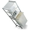 3 Shelf Bath Valet W/ Canvas Hamper
