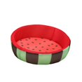 thumbnail image 2 of Modèle de Melon d'Eau Belle Ronde Refroidissement Chat Lit de Chien Tissu de Coussin pour Animaux de Compagnie Pratique à Tampon Lavable Résistant aux Rayures Taille Robuste M, 2 of 8