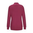 thumbnail image 4 of ClodeEU Women's Plus Size V Neck Sweater,Dressy Casual Fashion Soft Loose Sweater Hot Pink,Womens Plus S, 4 of 6