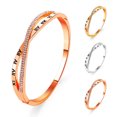 thumbnail image 3 of Women Bracelet Fashion Rhinestone Creative Alloy Wrist Bangle Jewelry Bracelet, 3 of 5