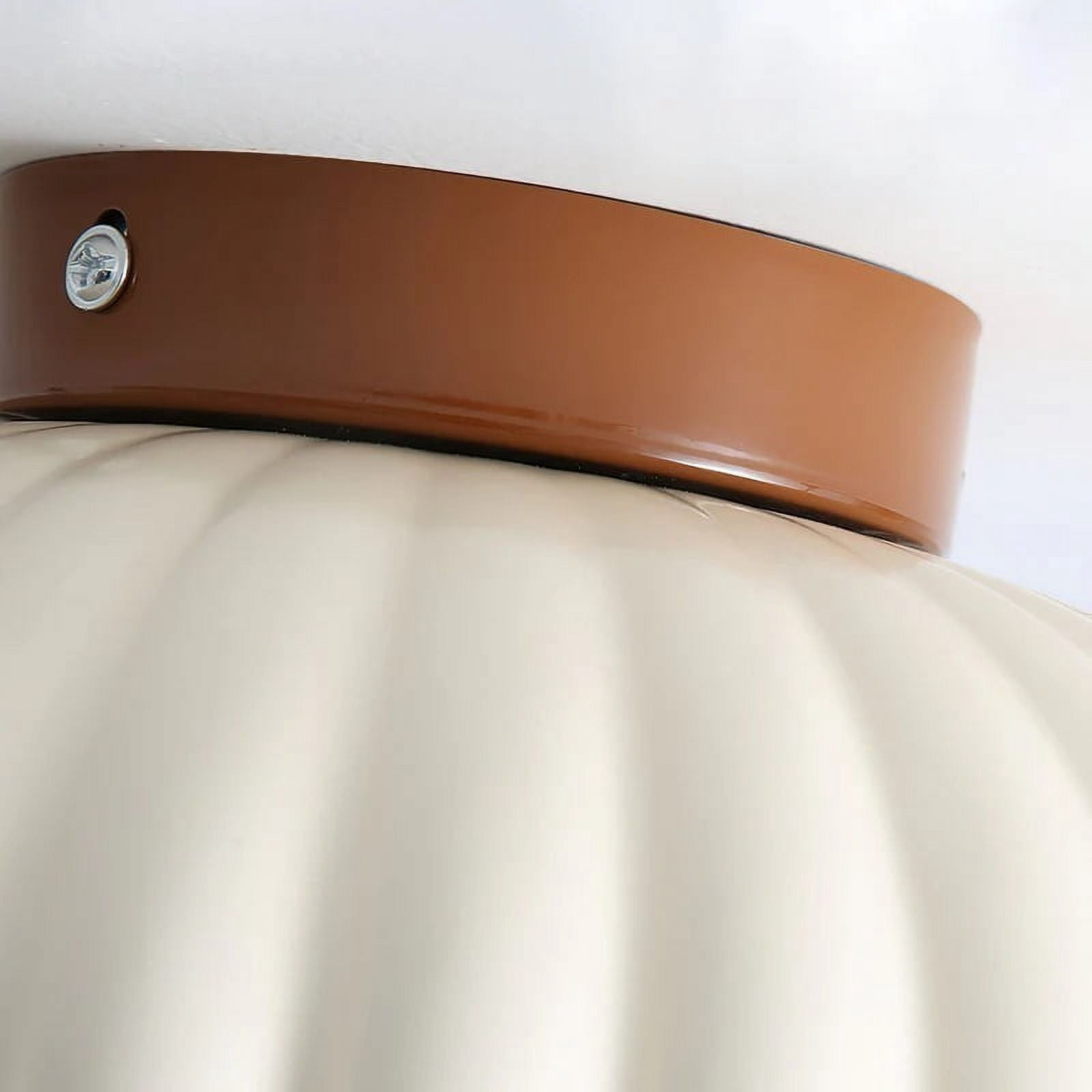 Arturesthome Cream Bud Glass Iron Hallway Ceiling Light