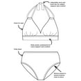 thumbnail image 6 of Swimsuits for All Avenger Halter Bikini Set, 6 of 6