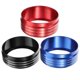 thumbnail image 3 of 3pcs Car AC Knob Trim Covers Stylish Interior Decoration Red Blue Black Options Enhance Luxury, 3 of 5