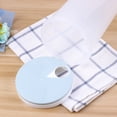 thumbnail image 3 of Almacenamiento de alimentos de plástico multifunción Contenedor de fideos de espagueti Caja de almacenamiento transparente para cereales Cereal Avena Frijol Frijoles (Azul claro), 3 of 5