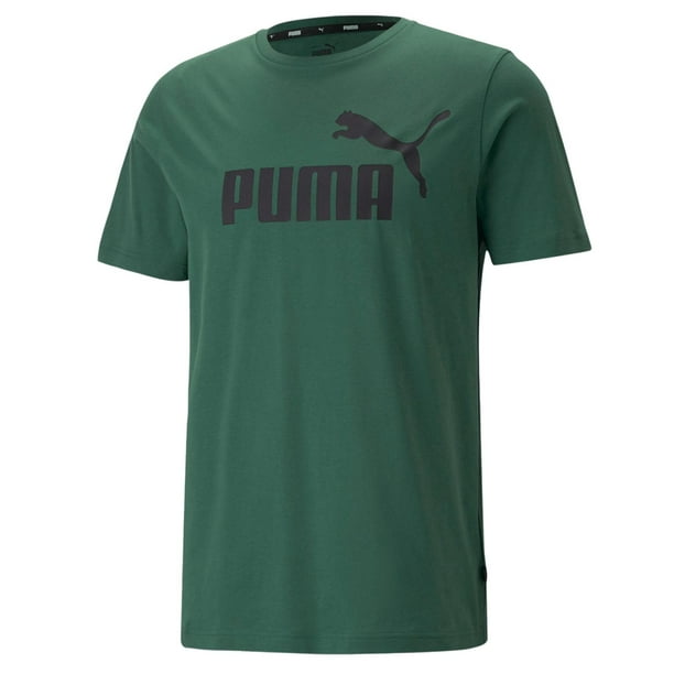 Playera Puma ESS Logo Tee para Hombre 586667-46 verde L Puma 586667-46 PLAY. ESS LOGO TEE