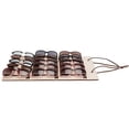 thumbnail image 5 of 4X 15 Slot Eyewear Stand Holder for Sunglasses Glasses Storage Display Case Unisex Chocolate Color, 5 of 8