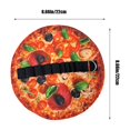 thumbnail image 3 of Xihbxyly Artículos En Liquidación En Oferta Estudiantes de Lona para Lápices con Simulación de Pizza y Jamón, Estuche Divertido para Lápices de Papelería para Estudiantes, 3 of 7