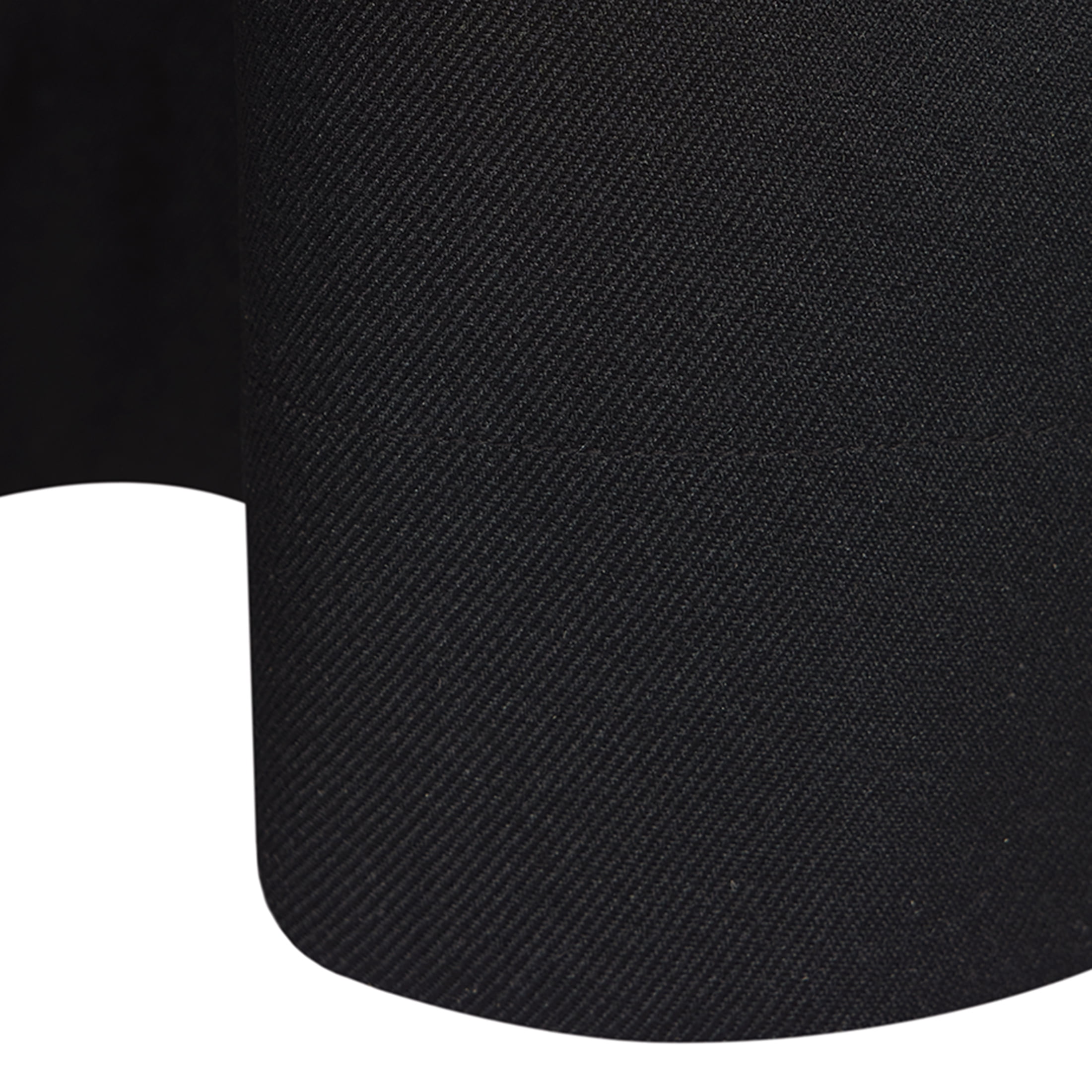 Mainstays Black Solid Blackout Rod Pocket with Back Tabs Curtain Panel Pair, Set of 2, 30" W x 63" L