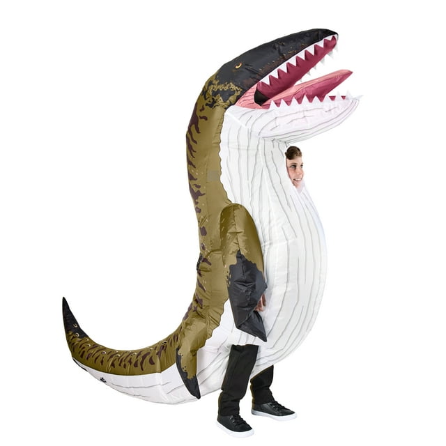 Costume Gonflable Mosasaurus Rebirth de Jurassic World pour Enfants par Rubies, Unisexe