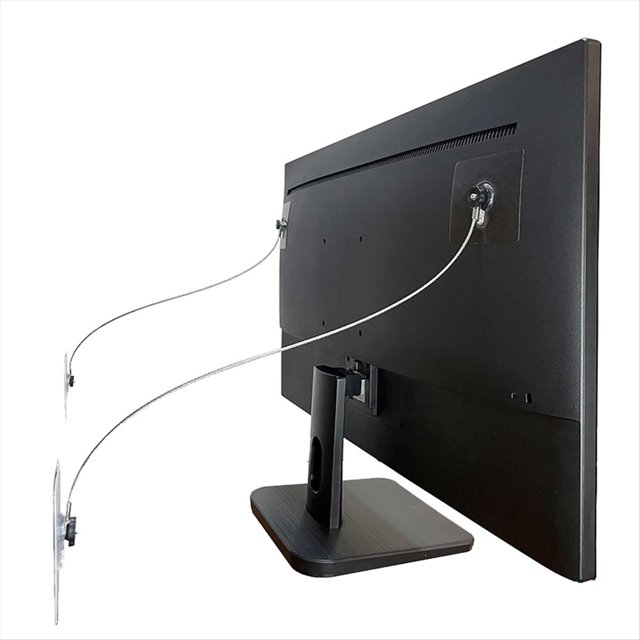 Correas de Acero Inoxidable para Muebles, Anclajes Sin Taladro, Correas Antisísmicas y Correas de Seguridad para TV, 6 Unidades, Color B