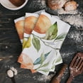 thumbnail image 3 of Cloth Cleaning Household Absorption Water Dishcloth Kitchen Towel Hand Tea Printed Painting Watercolor Leaves Lemon Grapefruit, 3 of 6