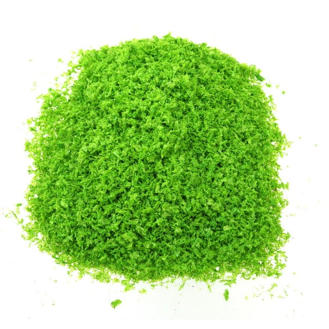 Follaje verde claro de esponja para maquetas de árboles, arbustos y setos. Hojas escénicas para bricolaje.