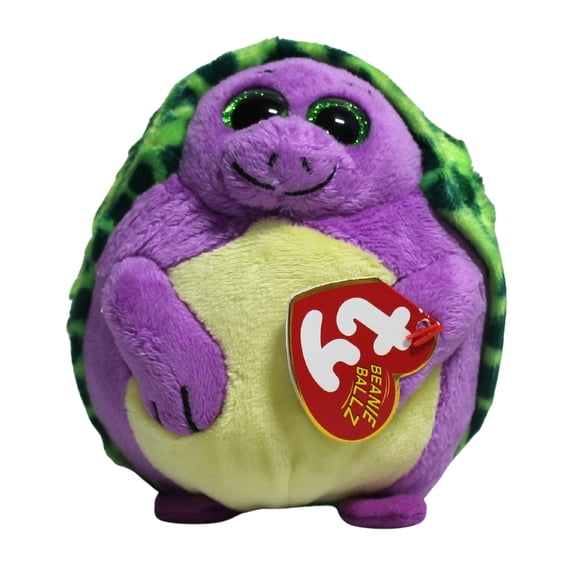 Beanie Ballz- Tiki the Turtle – Glitter Eyes - Stuffed Animal