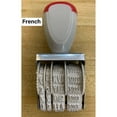 thumbnail image 6 of Date Stamp 4mm Font Spanish Date Stamp French Date Stamp Rotating Stamp Office Business Stamp for Document File Marking, 6 of 8