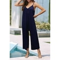 thumbnail image 3 of Womens Casual Jumpsuits Blue XL, 3 of 8