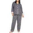 thumbnail image 1 of PJ Salvage - Pijama de cielo estrellado para mujer, gris, 1X, 1 of 1