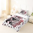 thumbnail image 5 of Homewish Fashion Perfume Twin Sheets,Cheetah High Perfume Bowknot Bedding,Pink,3 Pieces,1 Fitted Sheet and 1 Pillowcase, 5 of 6