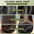 thumbnail image 5 of 3-in-1 Herbal Hair Dyes - Good For Gray Coverage And Daily Color Care for Women & Men 500ml, 5 of 7