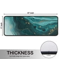 thumbnail image 5 of Kitchen Rugs Sets Of 2,Teal Gold Marble Pattern Anti Fatigue Kitchen Mat Rugs Non Slip Washable,Decorative Kitchen Floor Mats for Kitchen,Sink,Laundry,17"x47"+17"x47", 5 of 5