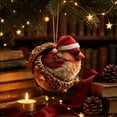 thumbnail image 6 of 3D Forest Animal Acorn Ornaments Resin Hanging Ornaments for Christmas Tree Realistic Animal Figures Home, Party Decor, Cozy Forest Theme Collection, 6 of 7