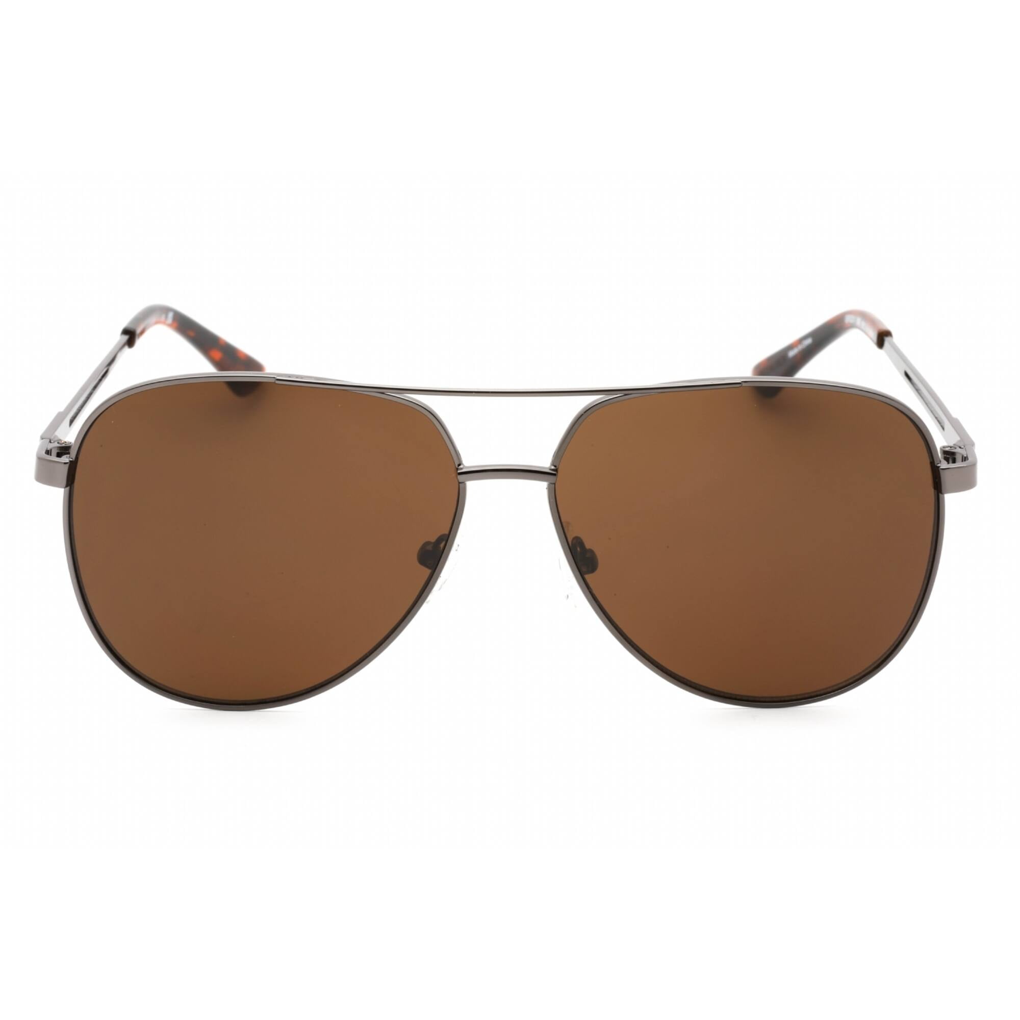 Guess Factory GF0231 08E Men's Shiny Gunmetal Full Rim Sunglasses