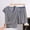Blue, variant on Juslio Women Pajamas with Pockets Fashion Striped Crewneck Sleeveless and Shorts Homewear 2 Piece Matching Pajamas Sets 2XL