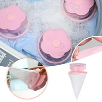 LAJFDIA Effortless Cleaning with Our Washing Machine Filter Bag Pet Hair Lint & Debris While Keeping Your Clothes Fresh & Clean 8CM - Pink