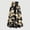 Black, variant on Dianli Skirts Dresses Printed Drawstring Pocket Pleated Skirt Elastic Waist Casual Pull On Lightweight Breathable Non Position Print Vacation Resort Summer Skirt