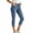 Dark Blue, variant on Jean Capri Pants for Women High Waisted Skinny Jeans Stretchy Denim Capris Cropped Jeggings with Pockets