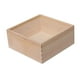 thumbnail image 4 of Caja de madera para guardar joyas, organizador de joyas, joyero de recuerdo con tapa 18cmx18cmx8cm, 4 of 9