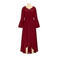 thumbnail image 3 of Fewfanhot Women's Dresses Gothic Witch Dress Medieval Renaissance Halloween Dress, 3 of 5