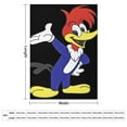 thumbnail image 3 of Woody Woodpecker Blanket Super Soft Cozy Warm Plush Throw Blanket for Boys Girls Kids, Lightweight Fuzzy Flannel Blankets for Couch Sofa Bed Travel Camping Gifts 40"x30", 3 of 8