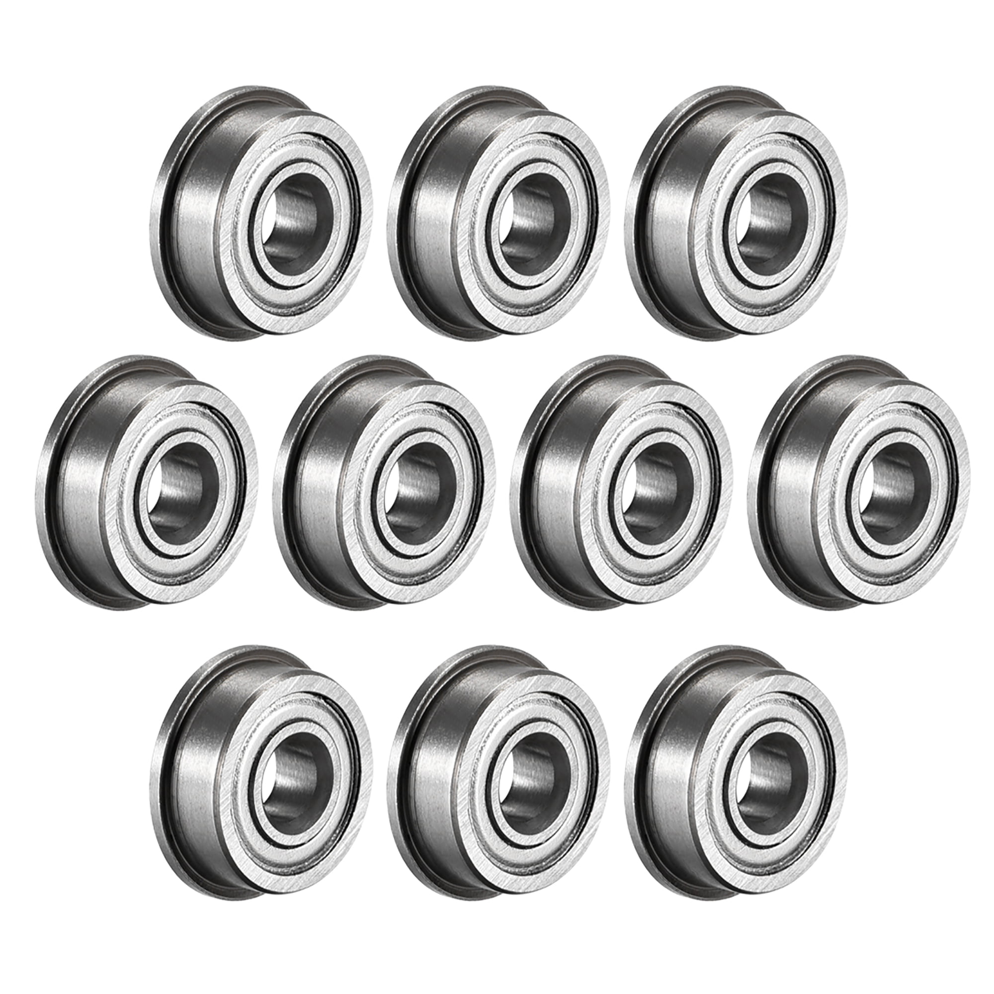 2 x F605zz Metal Double Shielded  Flanged  Ball Bearings 5mm*14mm*5mm 