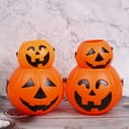 thumbnail image 4 of Halloween Christams Party Props Plastic Pumpkin Bucket Candy Box Halloween Decor, 4 of 6